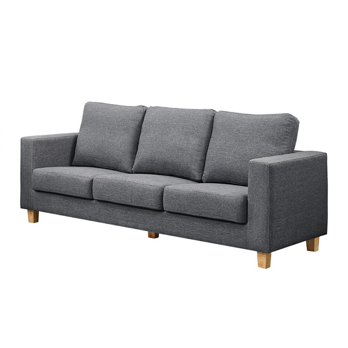 Chesterfield Linen Three Seater Sofa In A Box - Click Image to Close